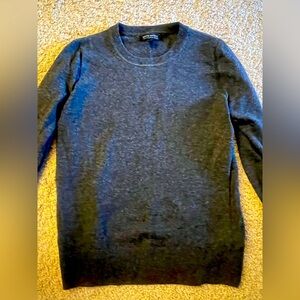 Banana Republic Italian Merino Blend Sweater, “Be Bold” embroidery on sleeves.